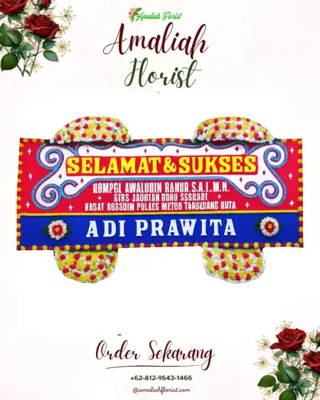 Papan Bunga Ucapan Selamat Girimarto