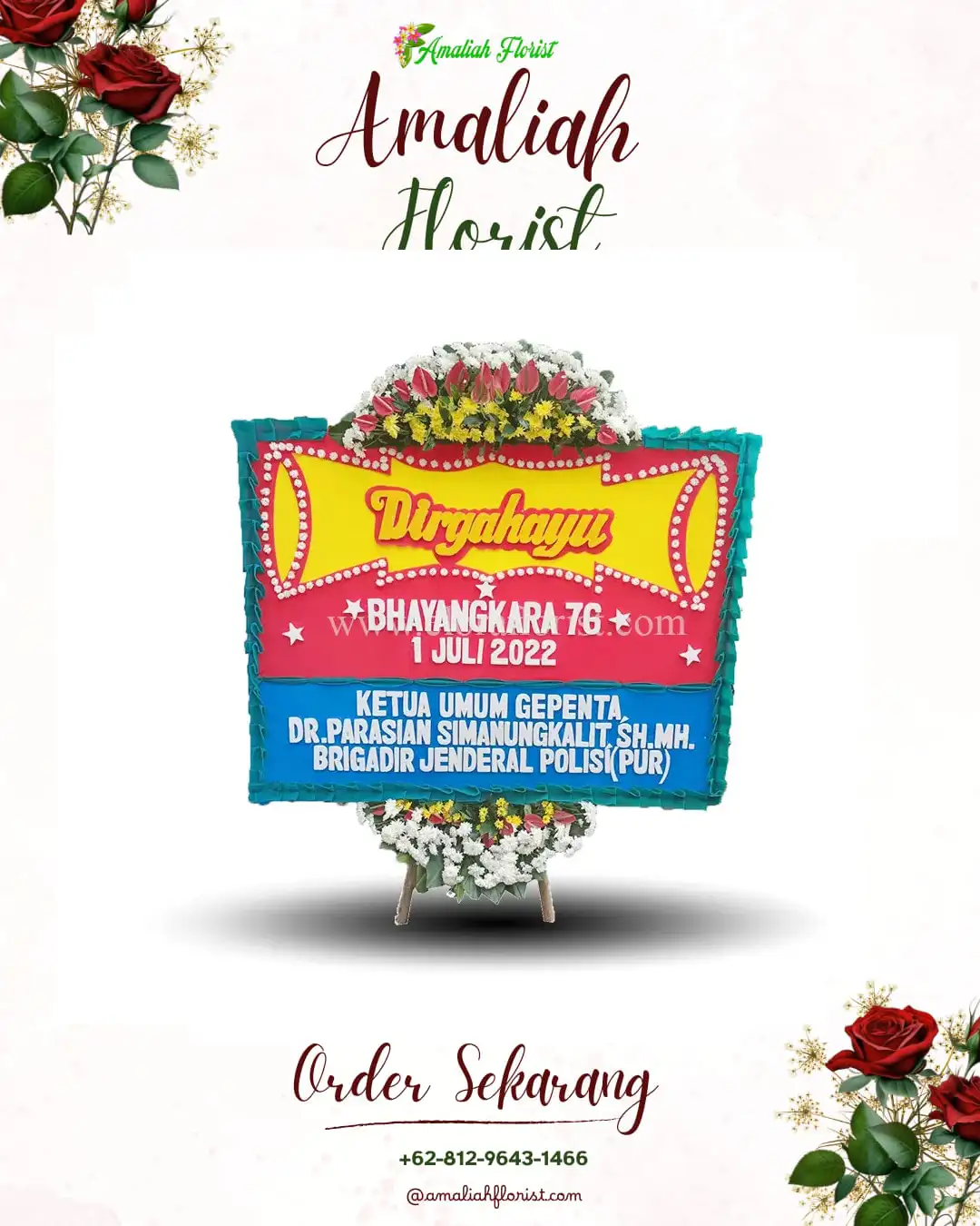 Papan Bunga HUT Ulang Tahun Girimarto